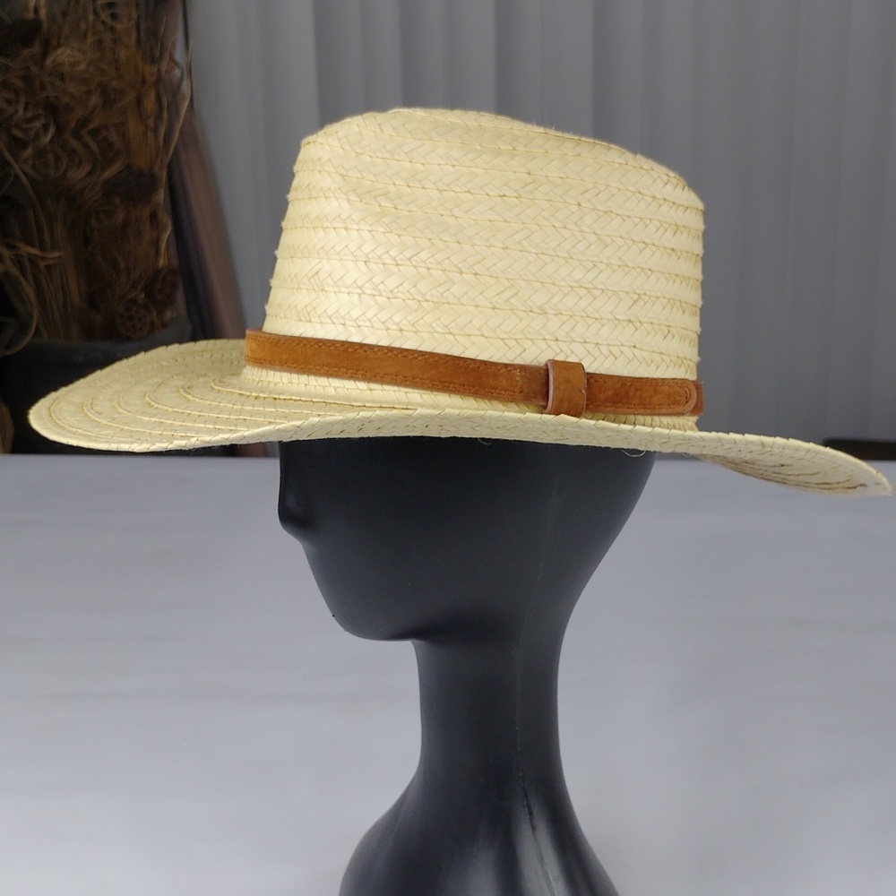 Rustic Handcrafted Straw Hat - image 2